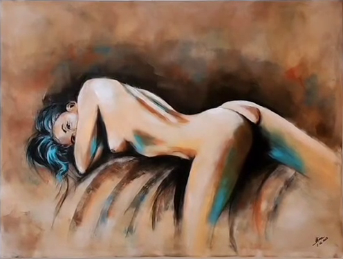 ArteDiAlina.com painting: At the edge